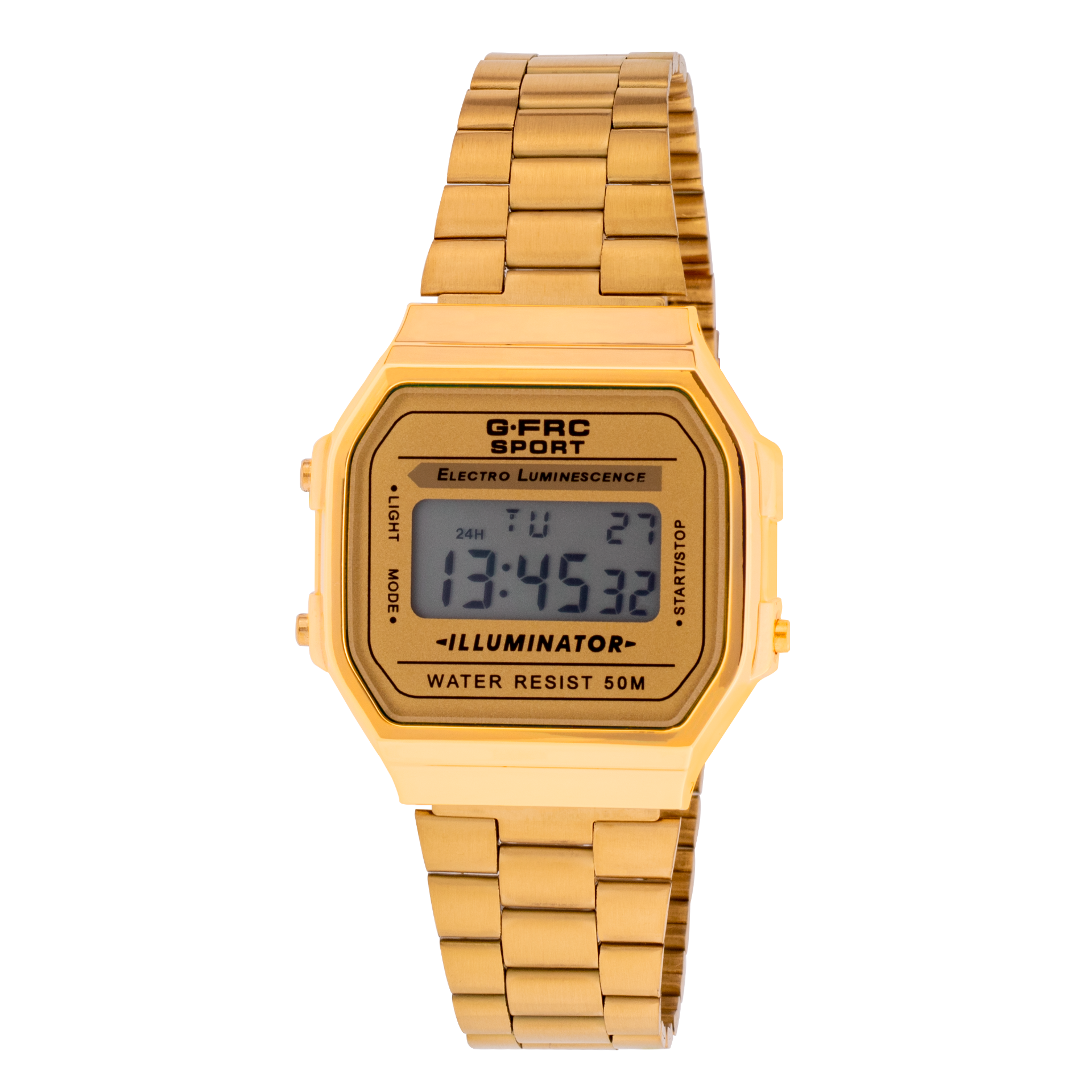 Reloj G-FORCE Unisex digital con pulso metálico ajustable