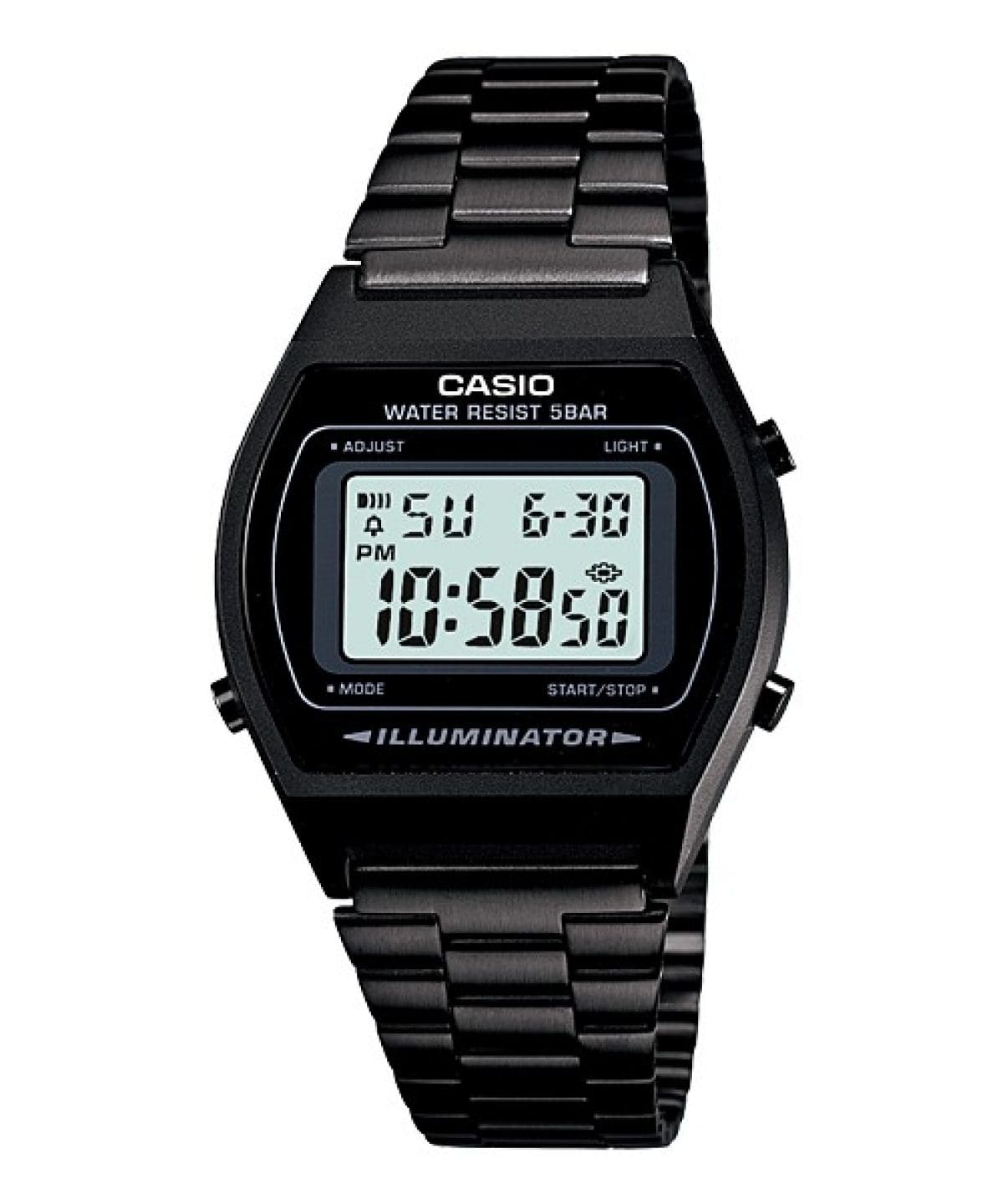 Reloj CASIO VINTAGE B-640W Unisex con pulso ajustable en acero inoxidable