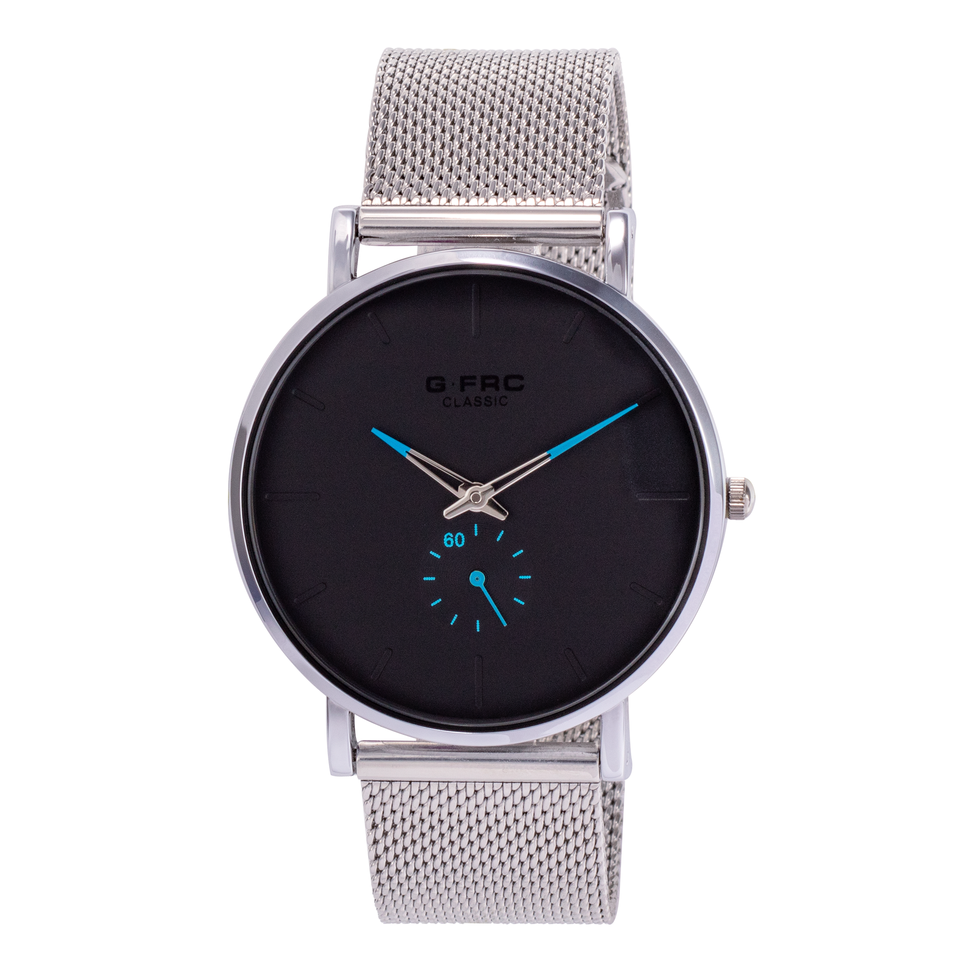 Reloj G-FORCE clásico plano para hombre con pulso en malla
