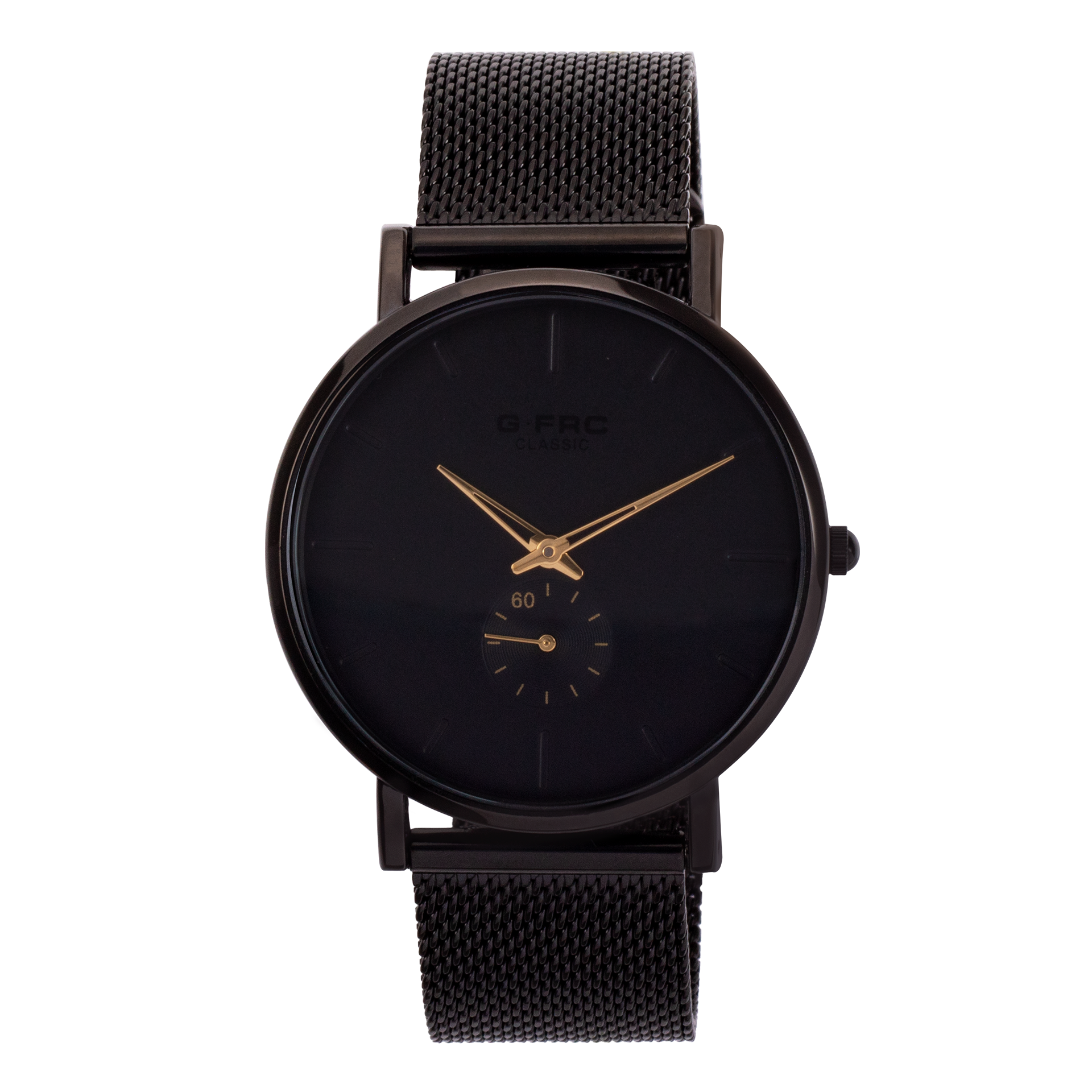 Reloj G-FORCE clásico plano para hombre con pulso en malla