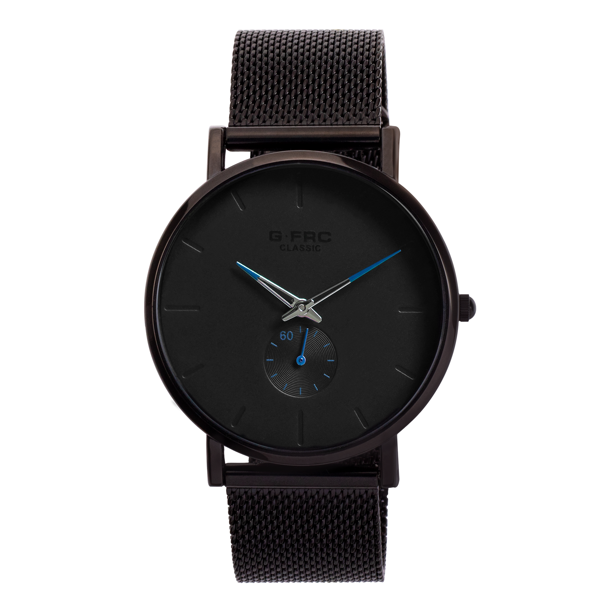 Reloj G-FORCE clásico plano para hombre con pulso en malla