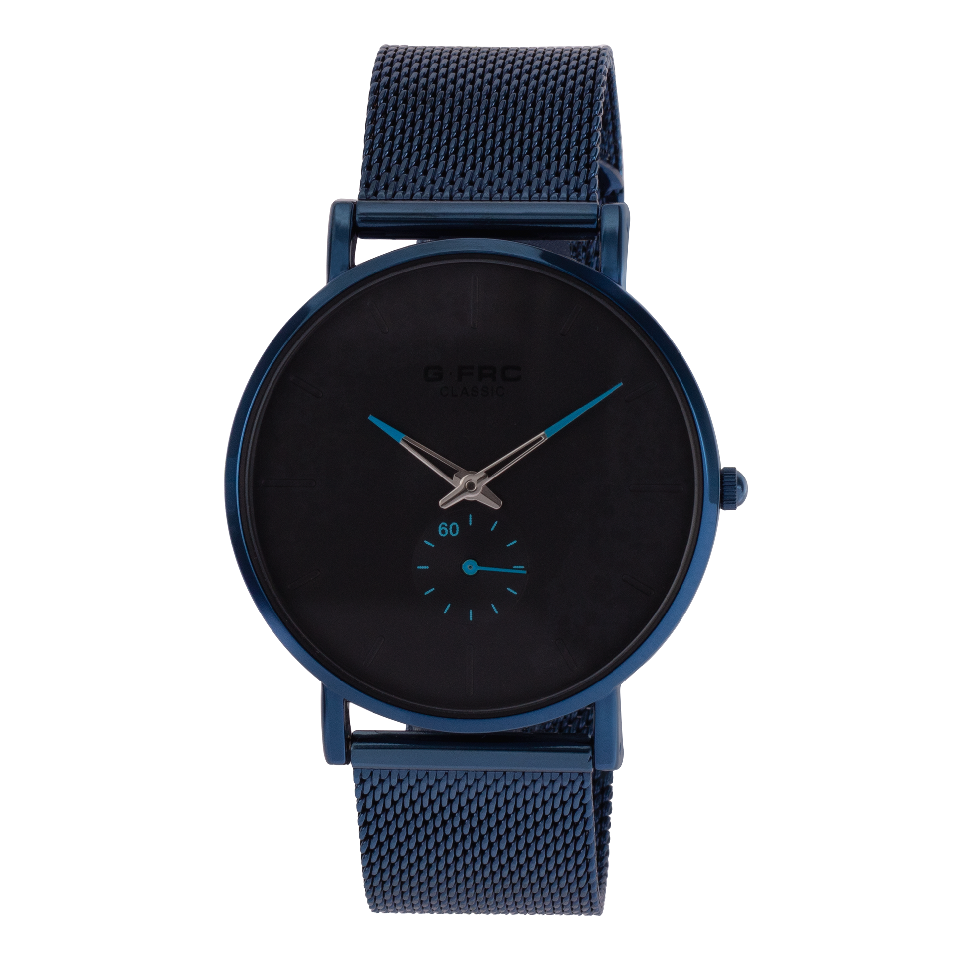 Reloj G-FORCE clásico plano para hombre con pulso en malla