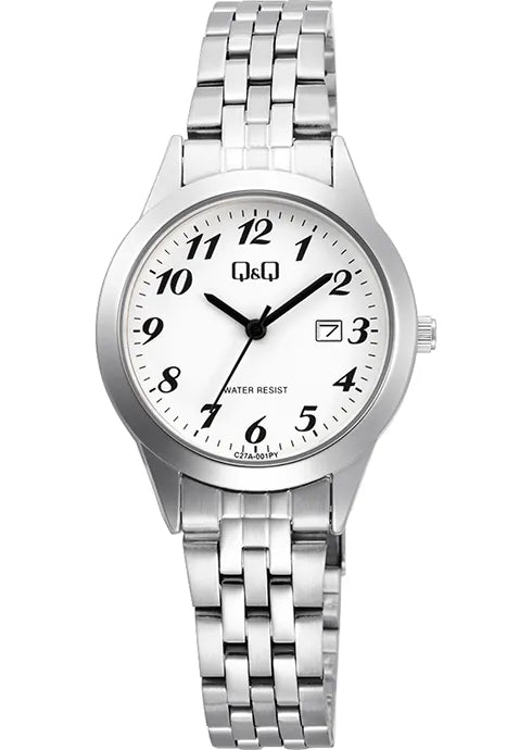 Reloj Q&Q C27A con calendario análogo para mujer