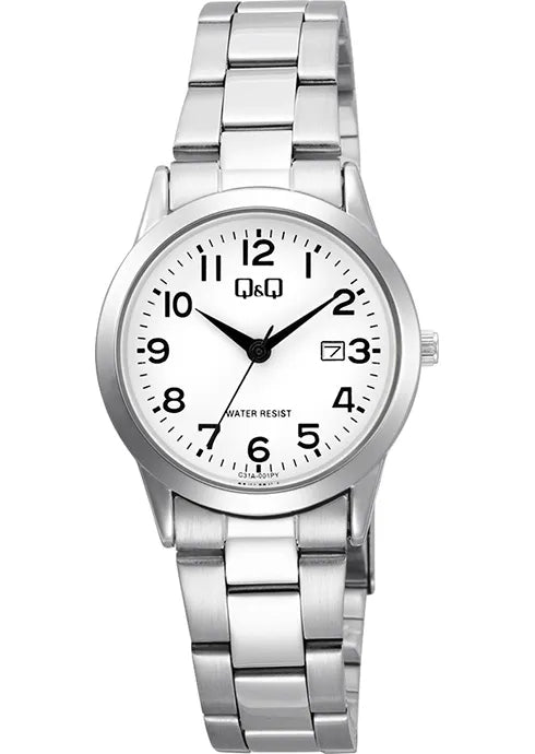 Reloj Q&Q original calendario C31A análogo para mujer