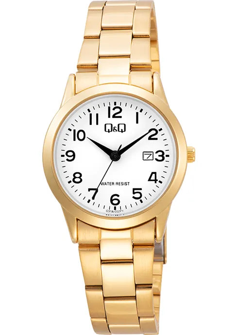 Reloj Q&Q original calendario C31A análogo para mujer