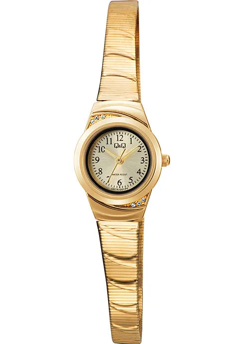 Reloj Q&Q original C67A orient metálico para mujer – Quibú Relojes