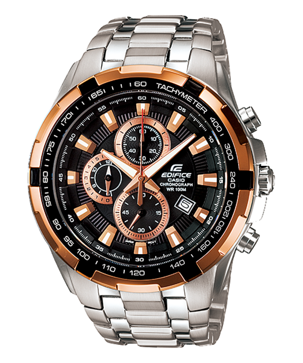 Reloj CASIO EDIFICE EF-539D de hombre con pulso en acero inoxidable