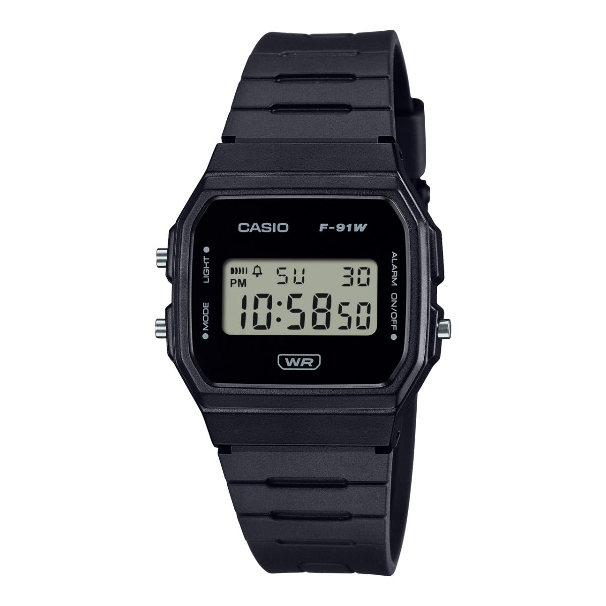 Reloj CASIO VINTAGE F-91W unisex con pulso en resina