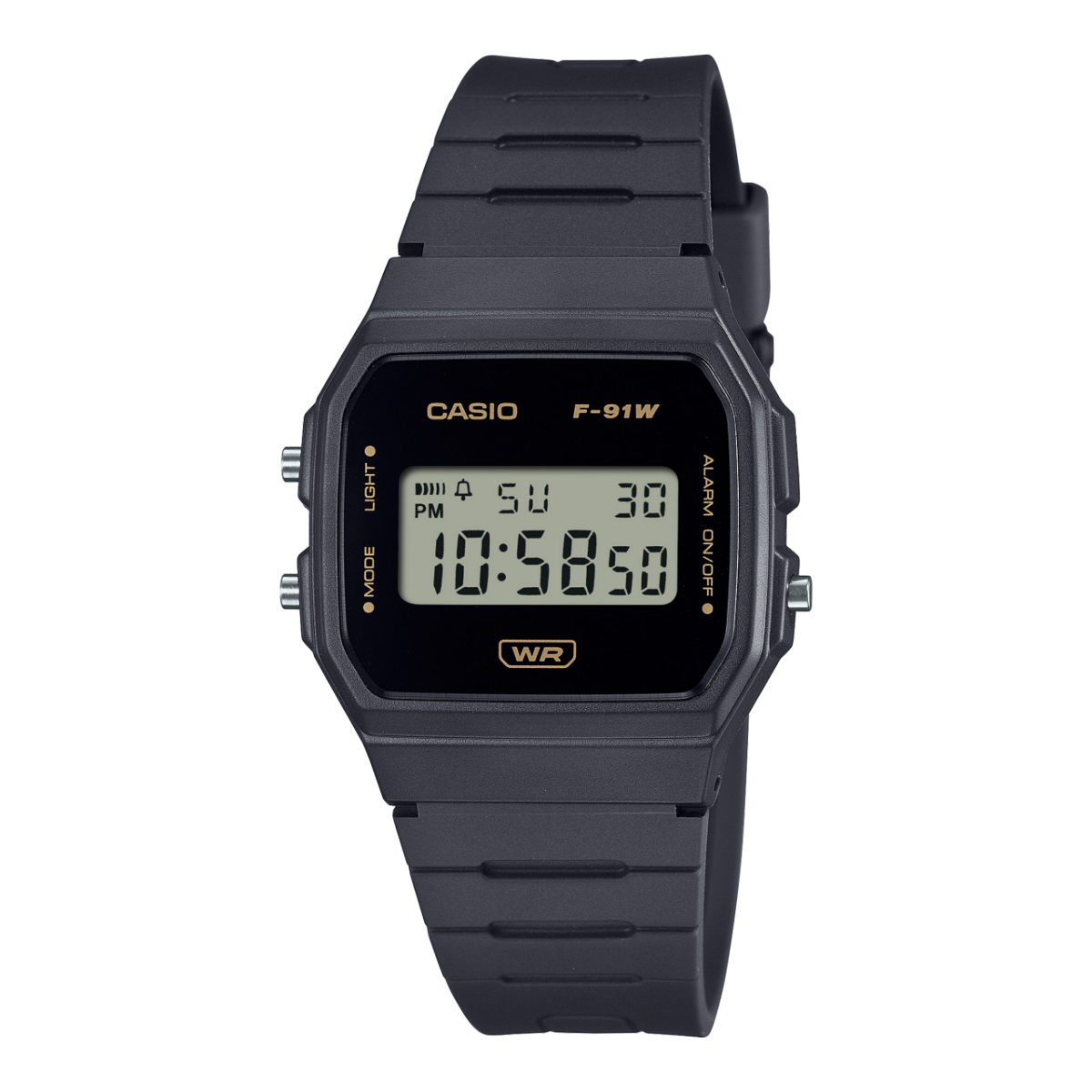 Reloj CASIO VINTAGE F-91W unisex con pulso en resina