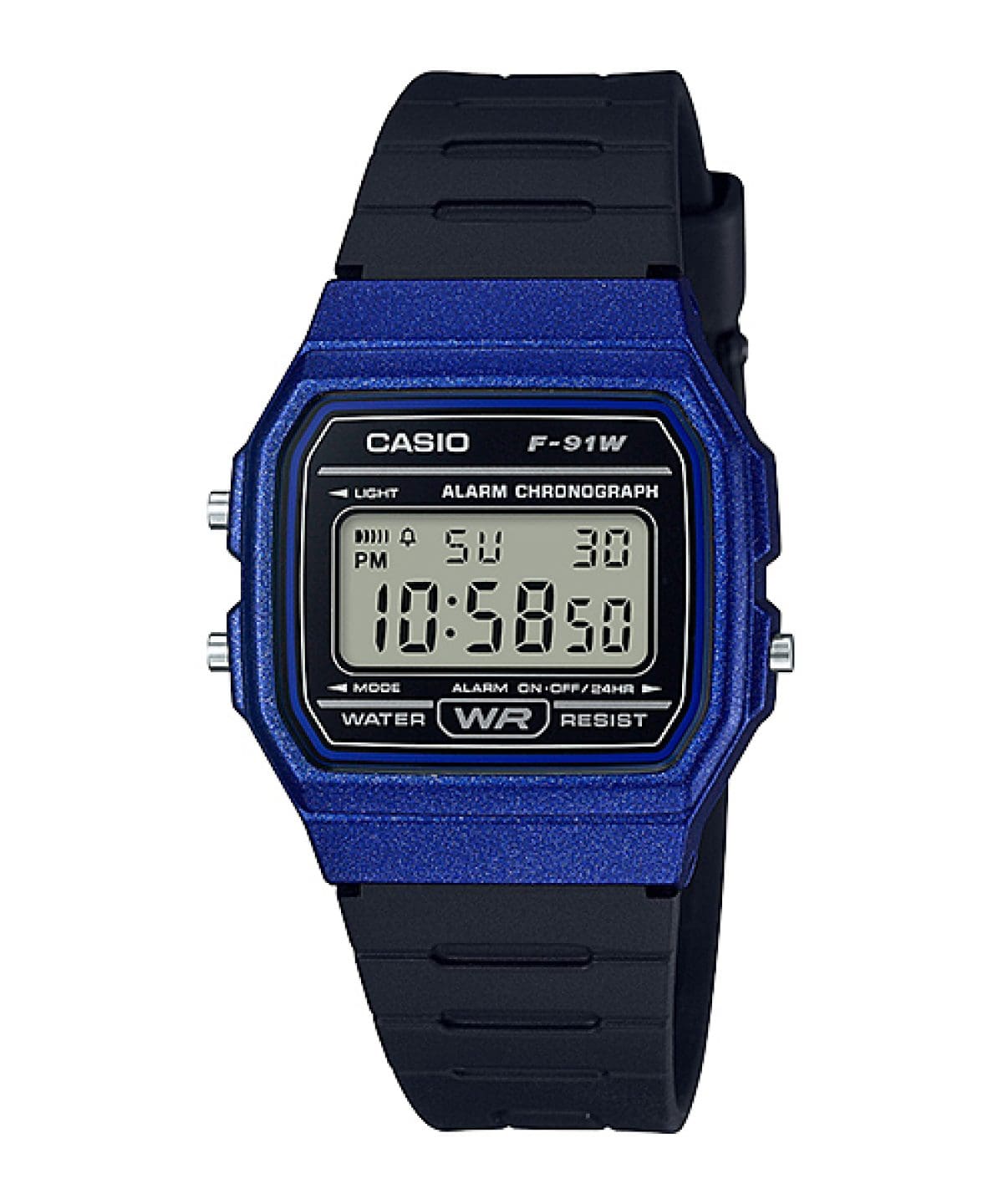 Reloj CASIO VINTAGE F-91W unisex con pulso en resina