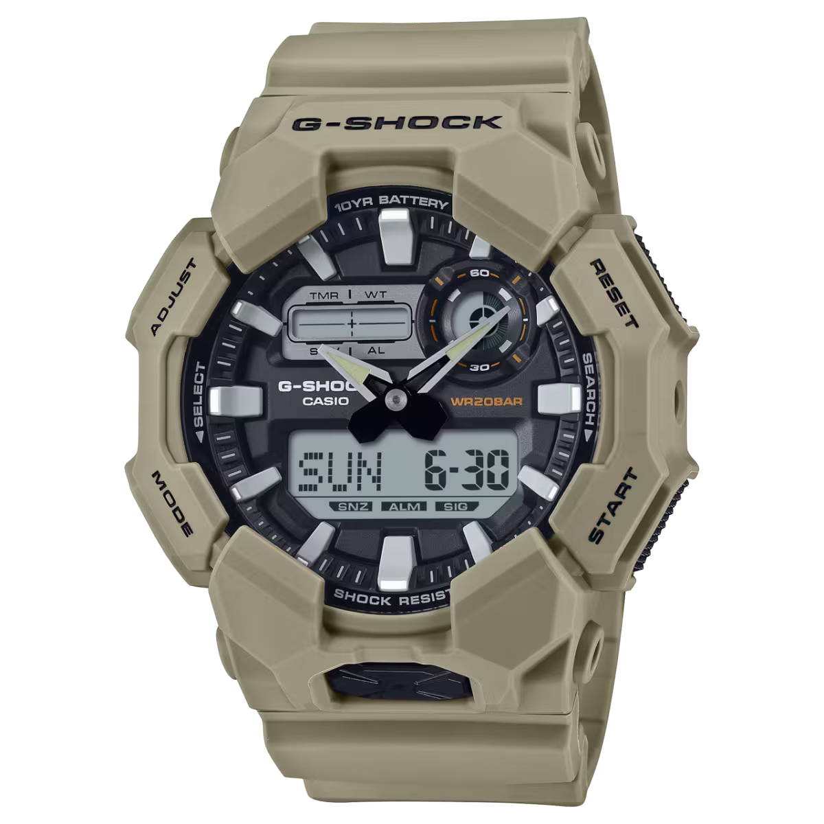 RELOJ CASIO G-SHOCK original GA-010-5A para hombre con pulso en resina