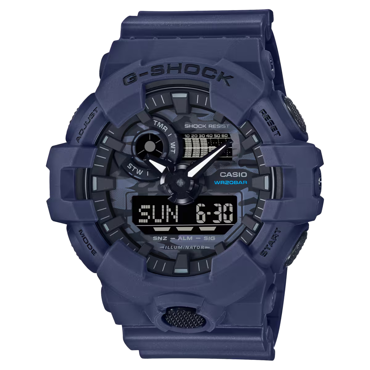 RELOJ CASIO G-SHOCK original GA-700 para hombre con pulso en resina
