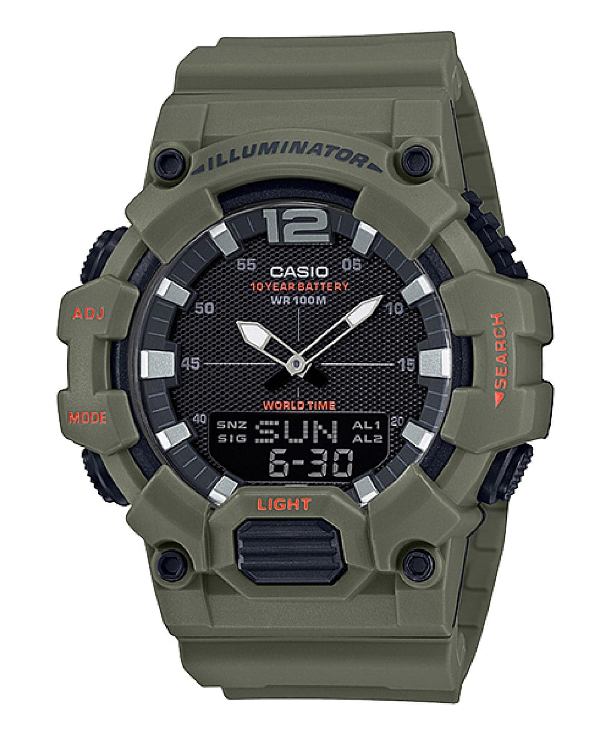 Reloj CASIO DEPORTIVO HDC-700 hombre con pulso en resina