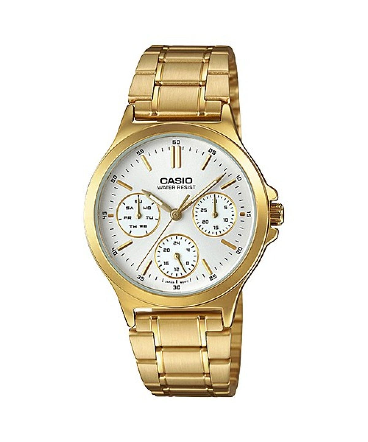 Reloj CASIO SENCILLO LTP-V300 para mujer con pulso en acero inoxidable