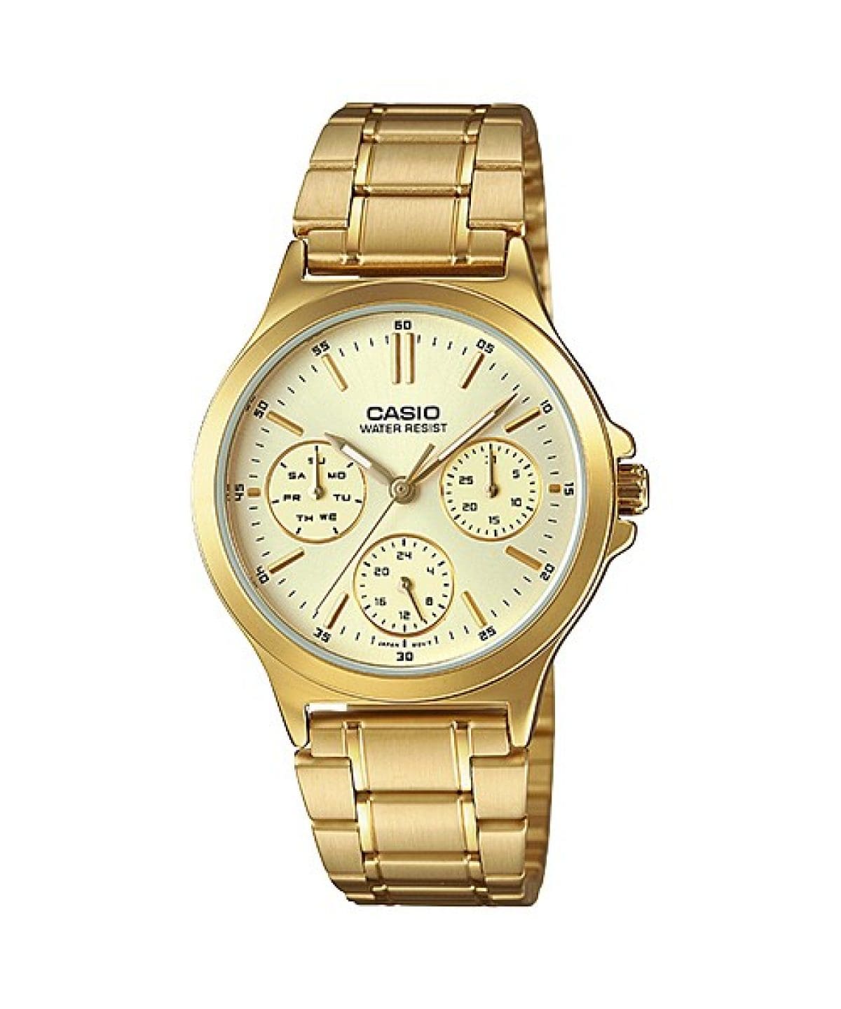 Reloj CASIO SENCILLO LTP-V300 para mujer con pulso en acero inoxidable