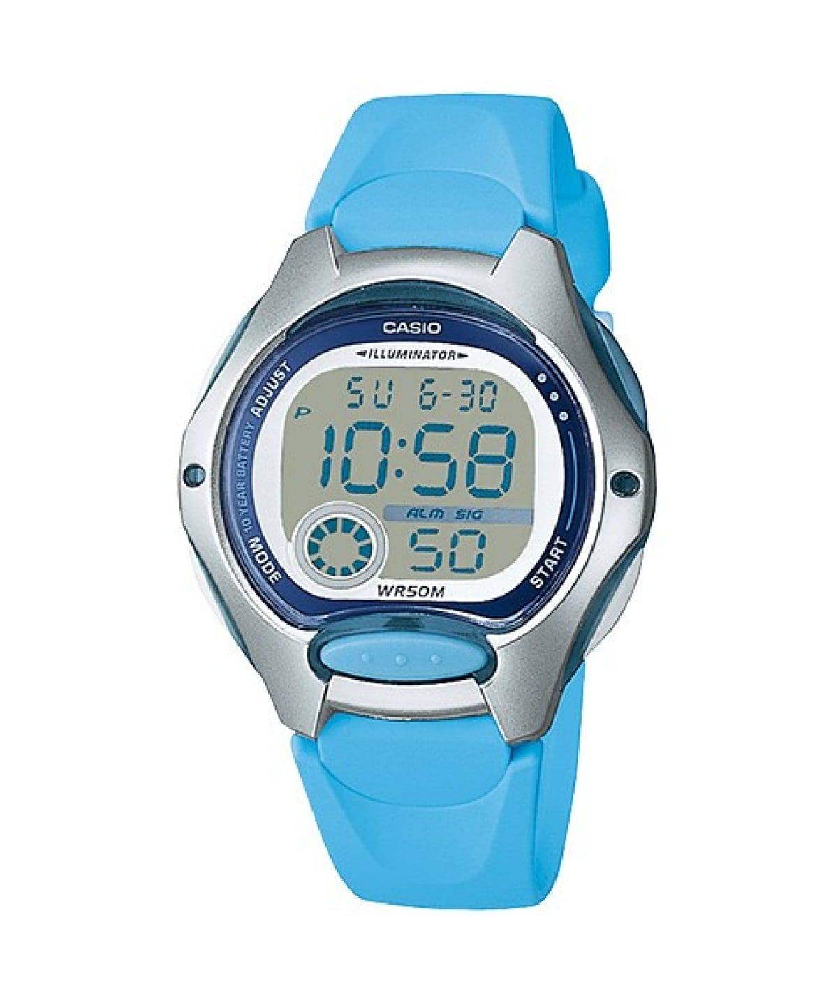 Reloj CASIO DEPORTIVO LW-200 para niños con pulso en resina