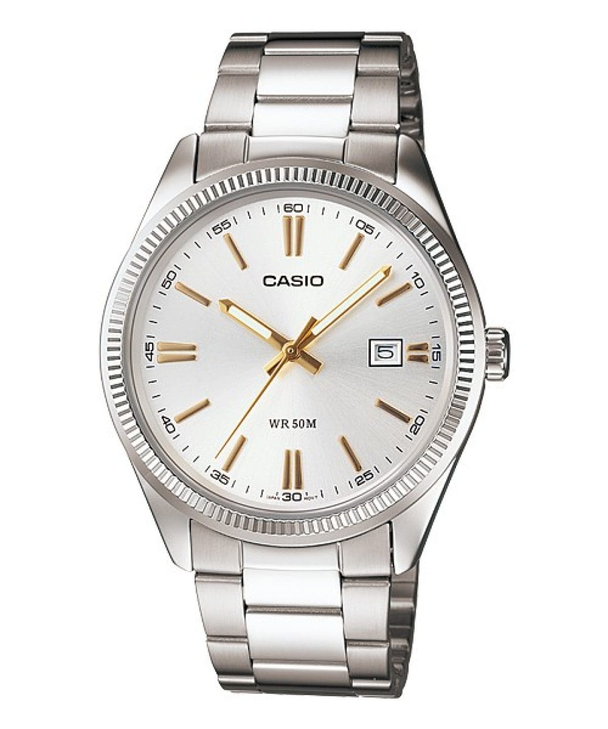 Reloj CASIO SENCILLO MTP-1302D para hombre con pulso en acero inoxidable