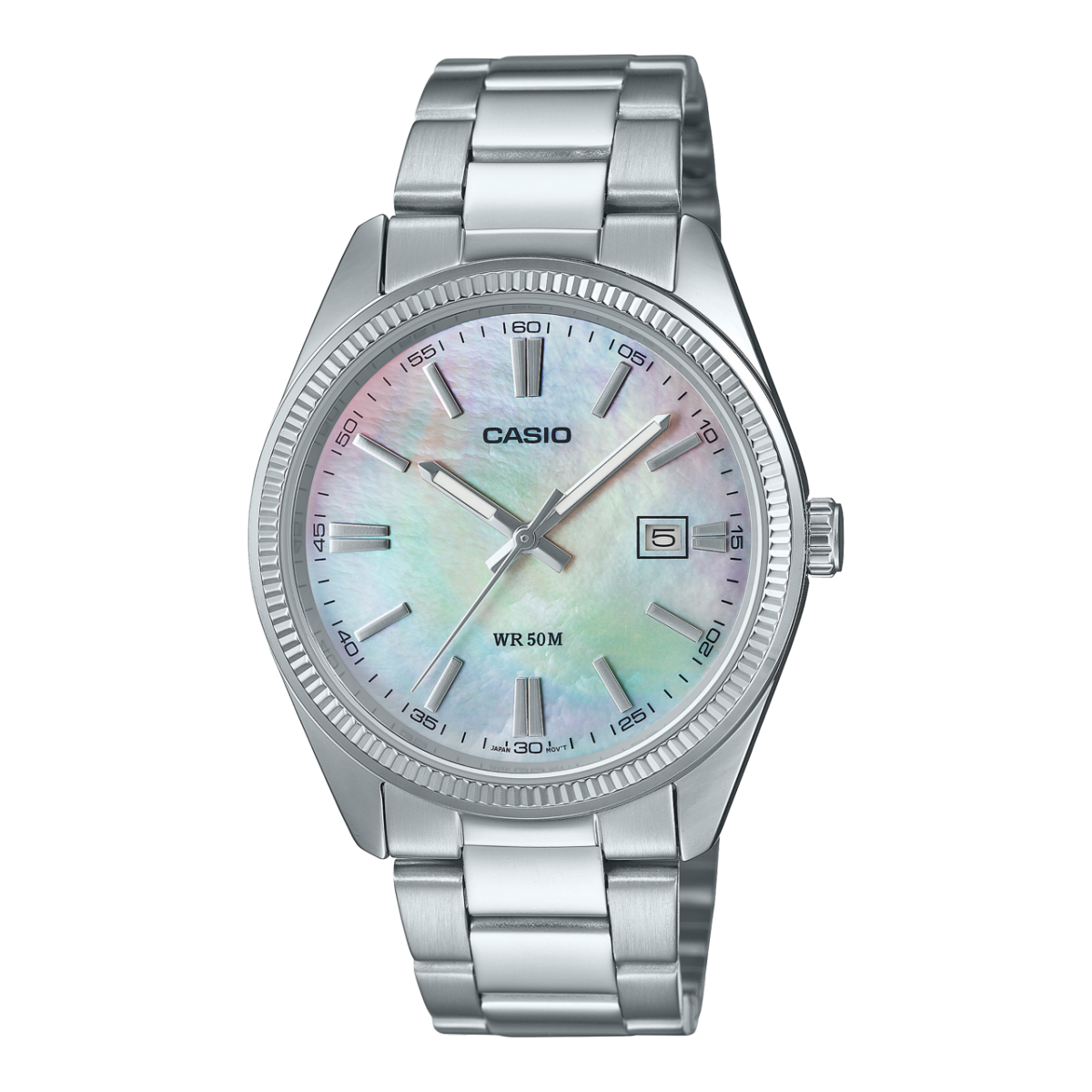 Reloj CASIO SENCILLO MTP-1302D para hombre con pulso en acero inoxidable