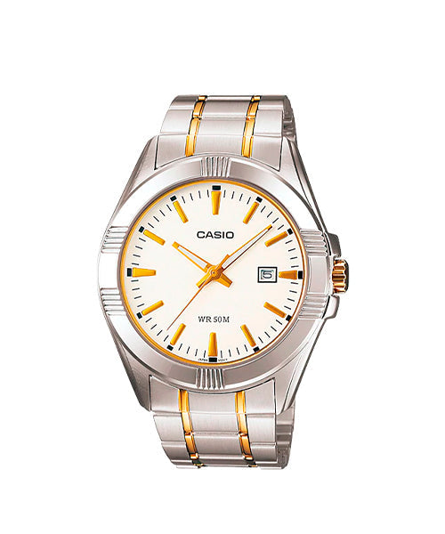 Reloj CASIO SENCILLO MTP-1308 para hombre con pulso en acero inoxidable