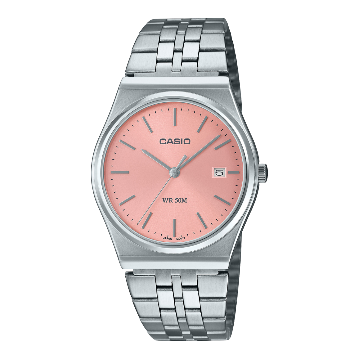 Reloj CASIO MTP-B145D Análogo con calendario y pulso en acero para hombre