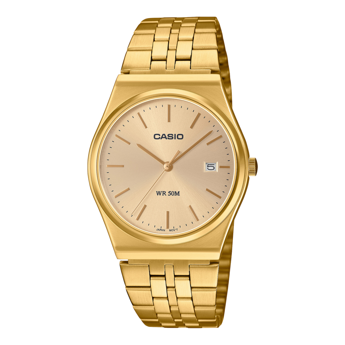 Reloj CASIO ELEGANTE-CASUAL MTP-B145G-9A con pulso en acero inoxidable para hombre