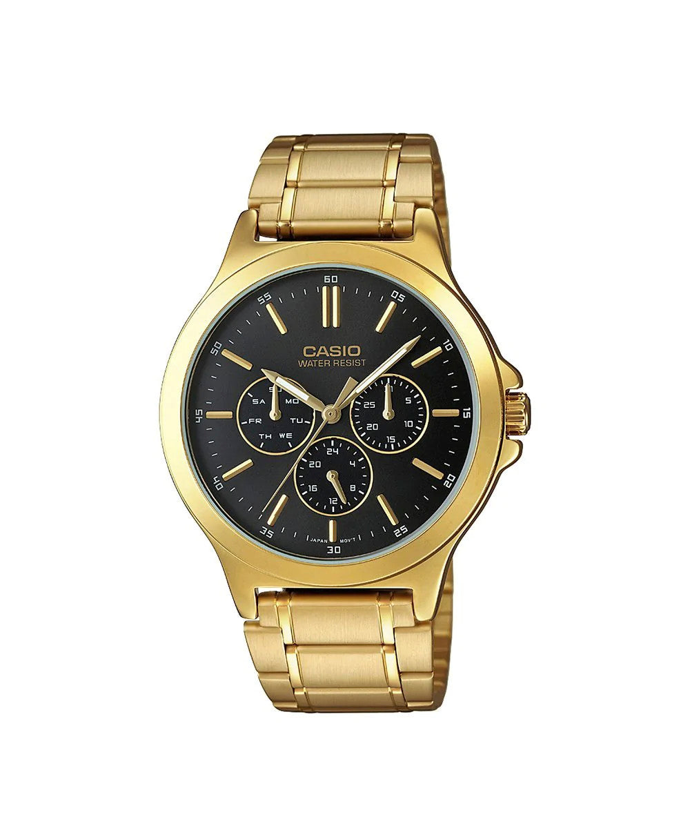 Reloj CASIO MTP-V300 análogo para hombre con pulso en acero inoxidable