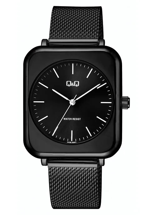 Reloj Q&Q Q40B Unisex con pulso en cuero o Malla en acero inoxidable