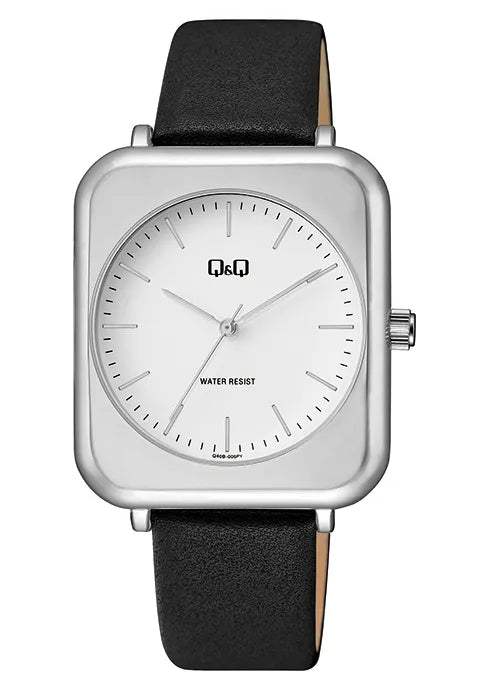 Reloj Q&Q Q40B Unisex con pulso en cuero o Malla en acero inoxidable