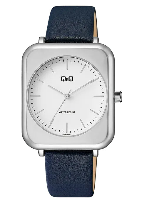 Reloj Q&Q Q40B Unisex con pulso en cuero o Malla en acero inoxidable