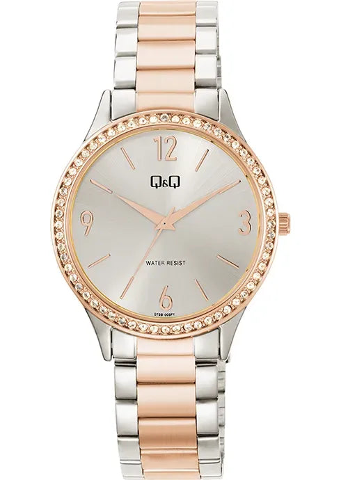 Reloj Q&Q Q75B original para mujer diseño con piedras y toque fashion