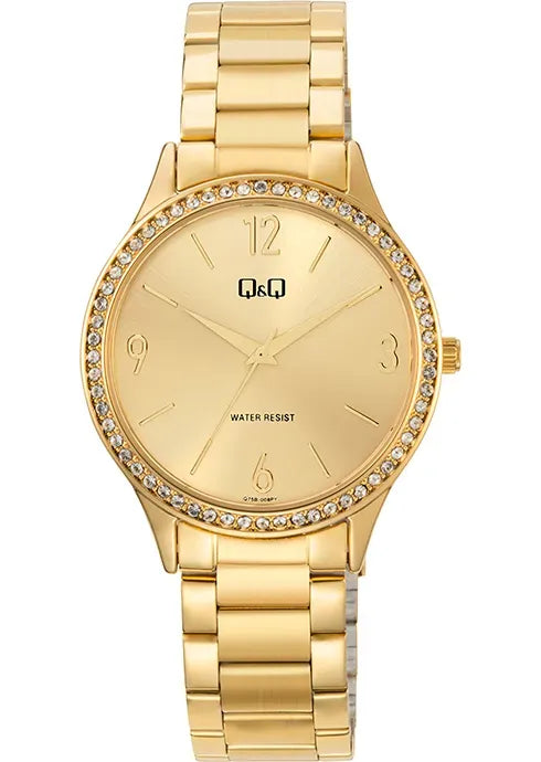 Reloj Q&Q Q75B original para mujer diseño con piedras y toque fashion