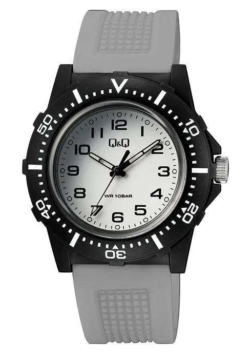 Reloj Análogo Deportivo Q&Q V32A para Hombre con pulso de resina