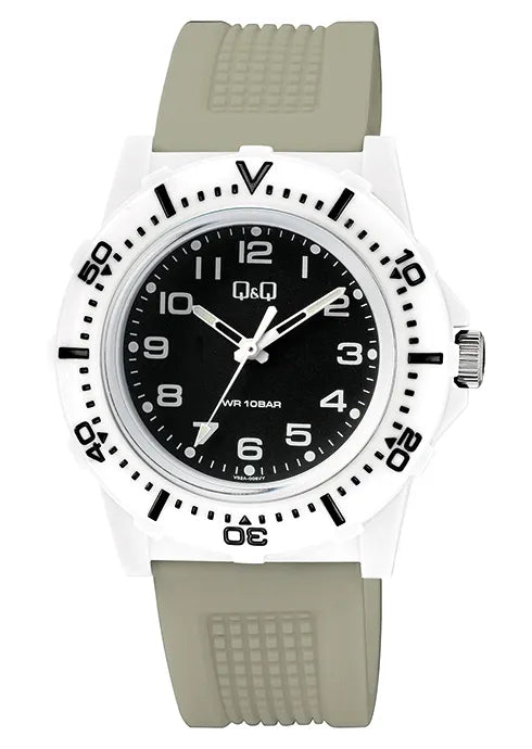 Reloj Análogo Deportivo Q&Q V32A para Hombre con pulso de resina