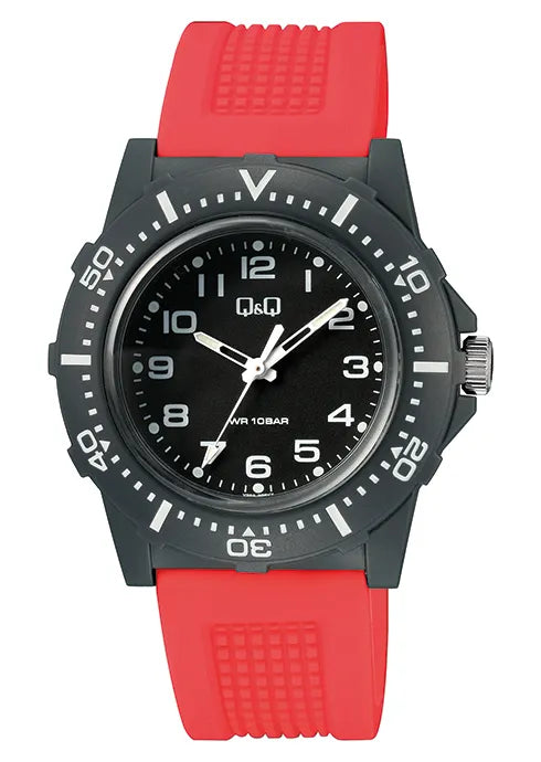 Reloj Análogo Deportivo Q&Q V32A para Hombre con pulso de resina
