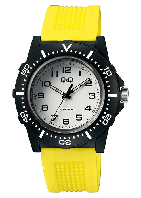 Reloj Análogo Deportivo Q&Q V32A para Hombre con pulso de resina