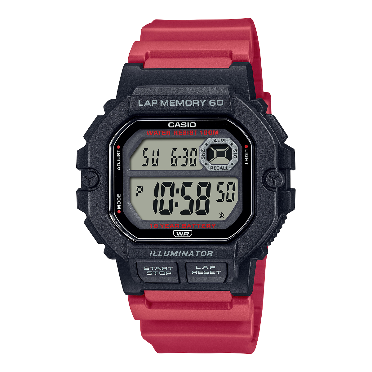 Reloj CASIO DIGITAL Deportivo WS-1400H de hombre con pulso en resina