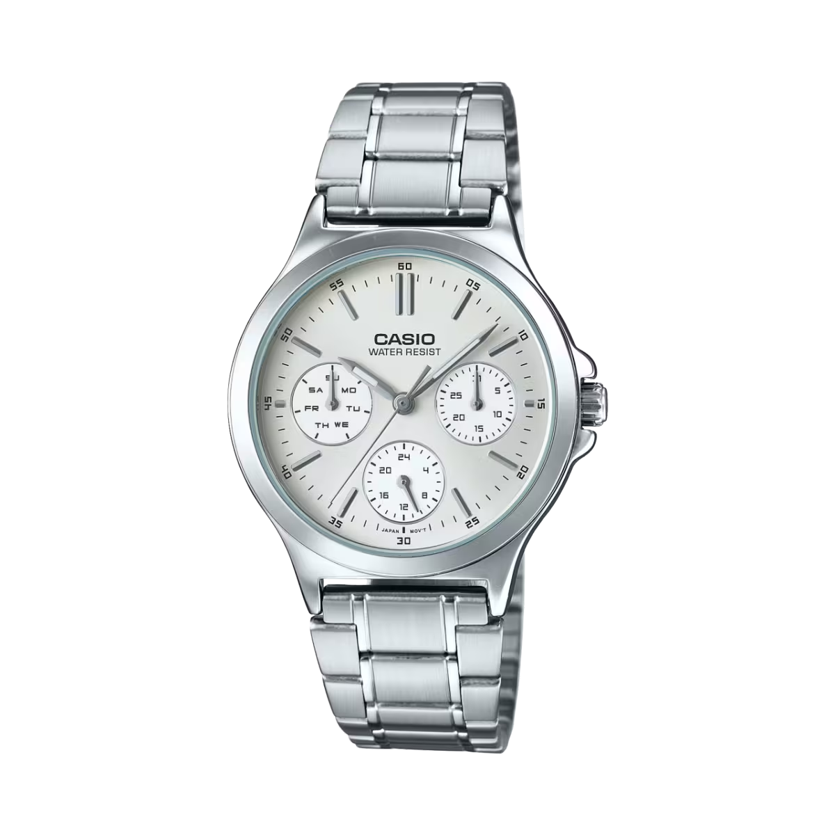 Reloj CASIO SENCILLO LTP-V300 para mujer con pulso en acero inoxidable