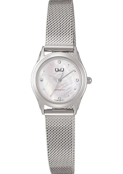 Reloj Q&Q C50A para mujer, diseño pequeño original japonés