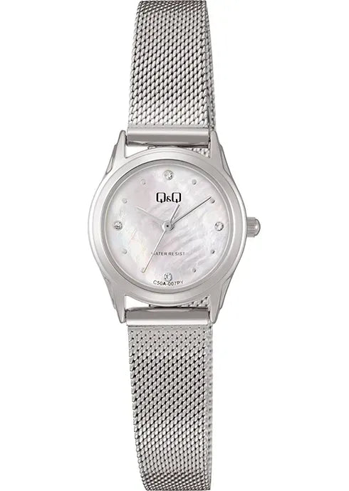 Reloj Q&Q C50A para mujer, diseño pequeño original japonés