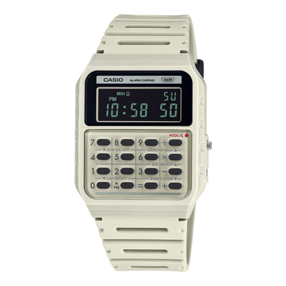 Reloj CASIO DIGITAL CA-53W Calculadora sencillo unisex con pulso en resina