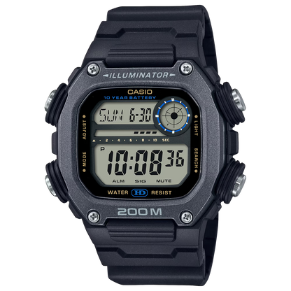 RELOJ CASIO original DW-291H-1A para hombre con pulso en resina
