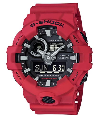 RELOJ CASIO G-SHOCK original GA-700  para hombre con pulso en resina
