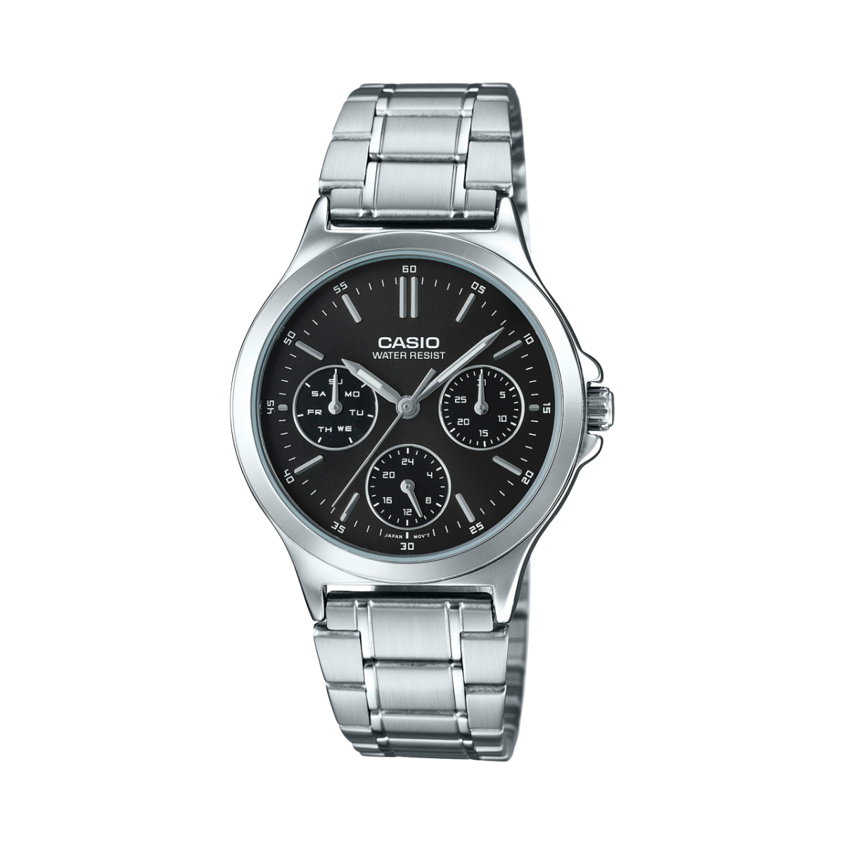 Reloj CASIO SENCILLO LTP-V300 para mujer con pulso en acero inoxidable