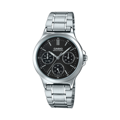 Reloj CASIO SENCILLO LTP-V300 para mujer con pulso en acero inoxidable