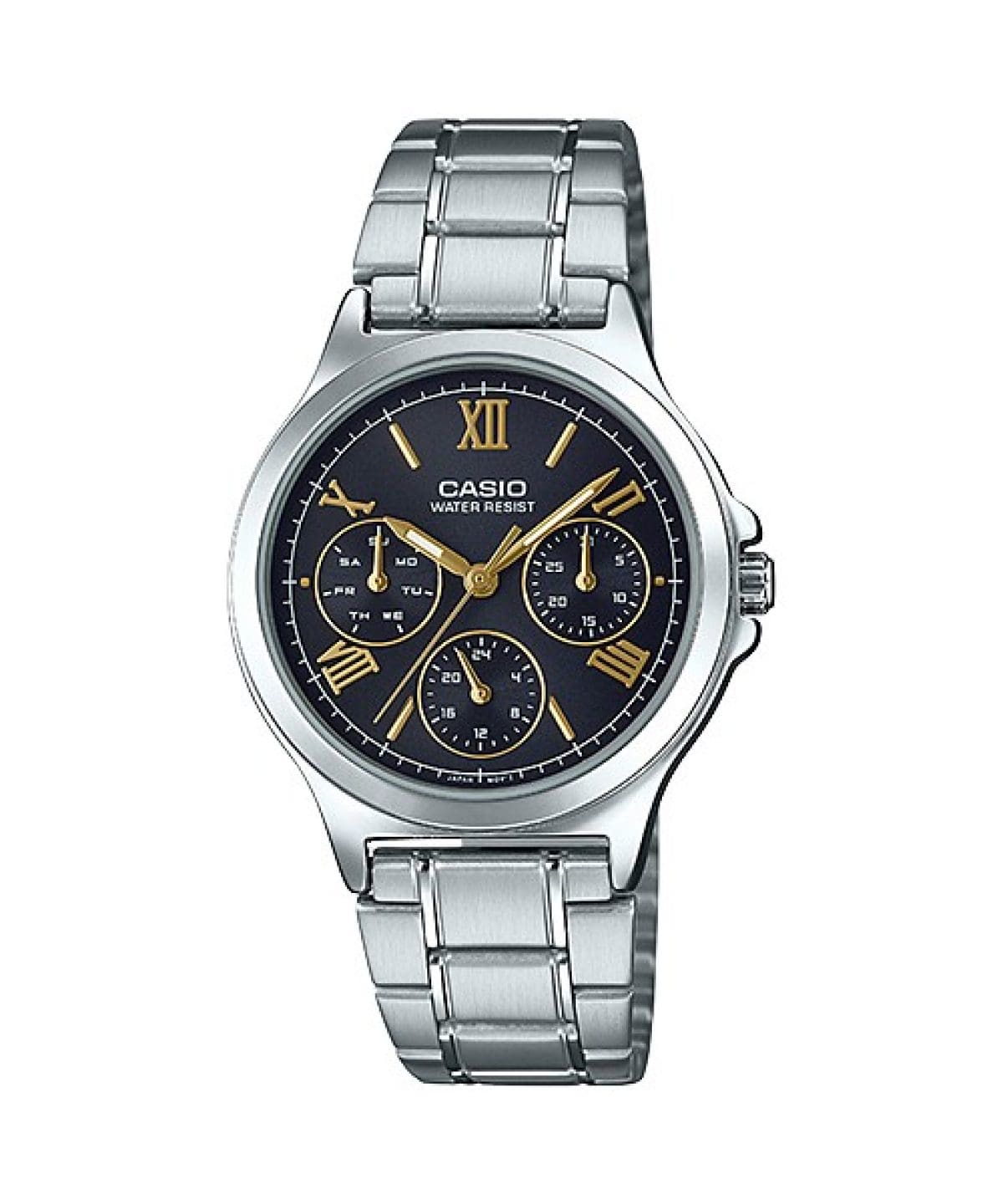 Reloj CASIO SENCILLO LTP-V300 para mujer con pulso en acero inoxidable