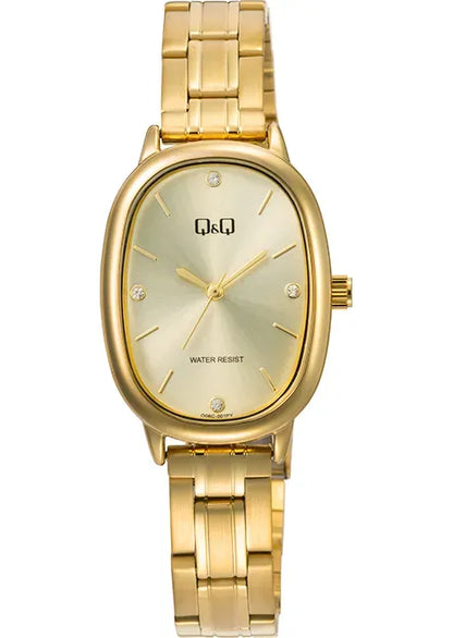 Reloj Q&Q original Q06C para mujer en acero inoxidable diseño vintage