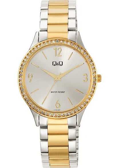 Reloj Q&Q Q75B original para mujer diseño con piedras y toque fashion