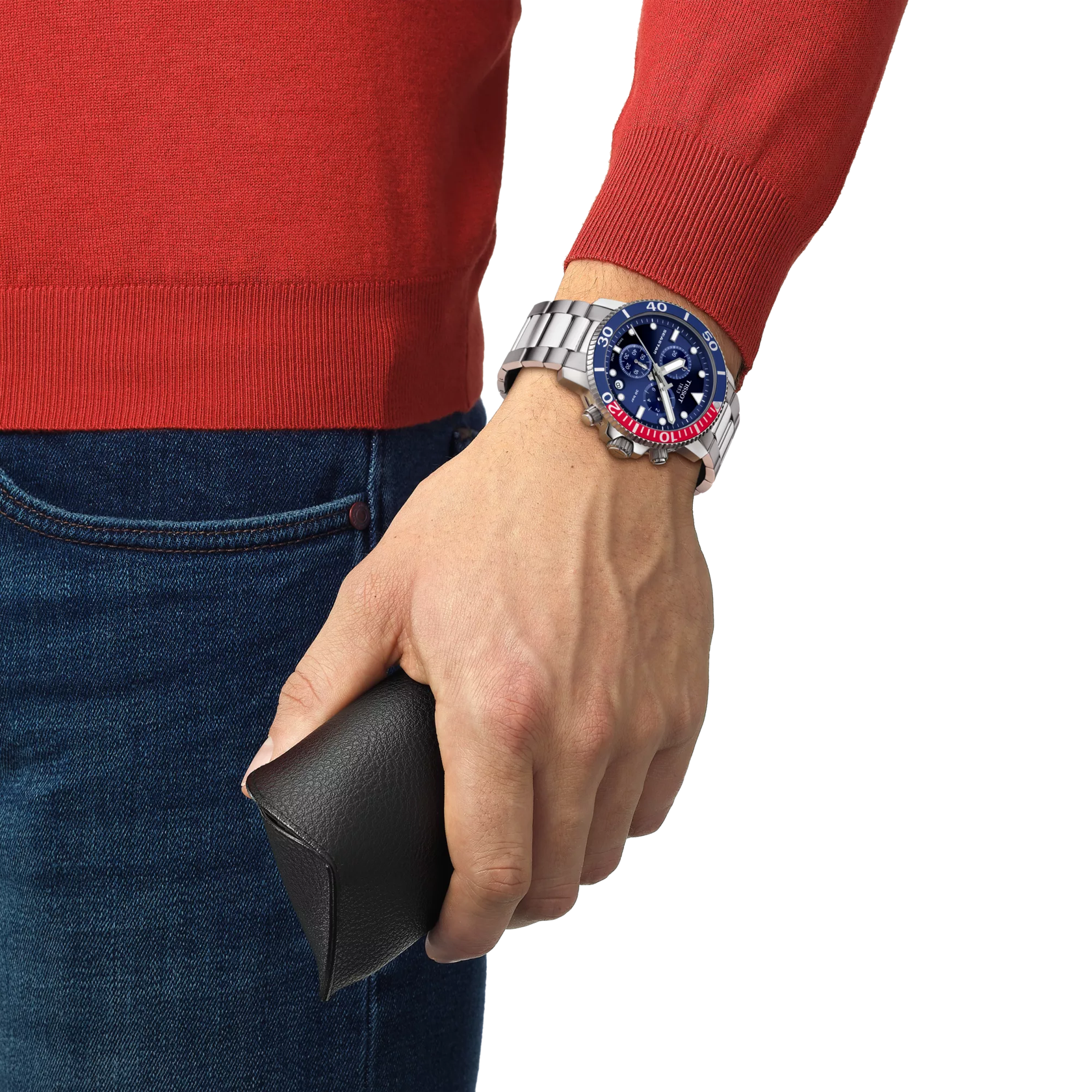 Reloj suizo Tissot Seastar 1000 T120.417.11.041.03 Cronógrafo de buceo para hombre