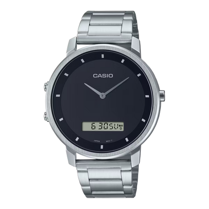 RELOJ CASIO ORIGINAL MTP-B200M-7E para hombre con pulso en malla  de acero