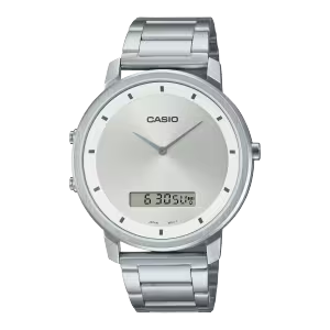 RELOJ CASIO ORIGINAL MTP-B200M-7E para hombre con pulso en malla  de acero
